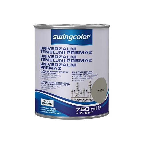 SWINGCOLOR univerzalni temeljni premaz (barva: siva; 750 ml) Cene