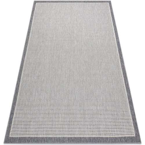 RugsX Preproge Preproga SPRING 20411332 vrstice, okvir niz, zanka 140x200 cm Siva Cene