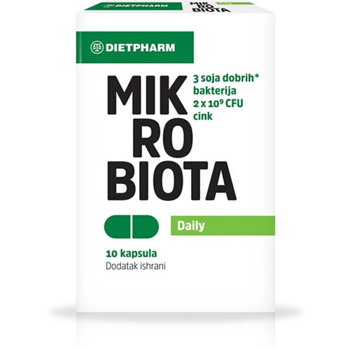 Dietpharm mikrobiota daily probiotik 10 kapsula Cene