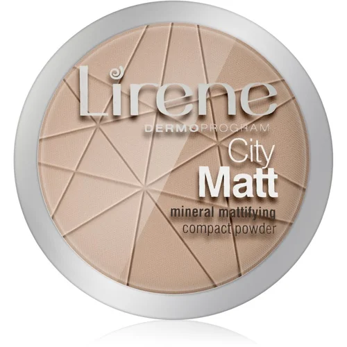 Lirene City Matt matirajući puder nijansa 03 Beige 9 g