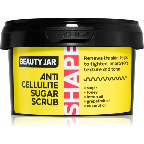 Beauty Jar Shape šećerni peeling za tijelo protiv celulita 250 g