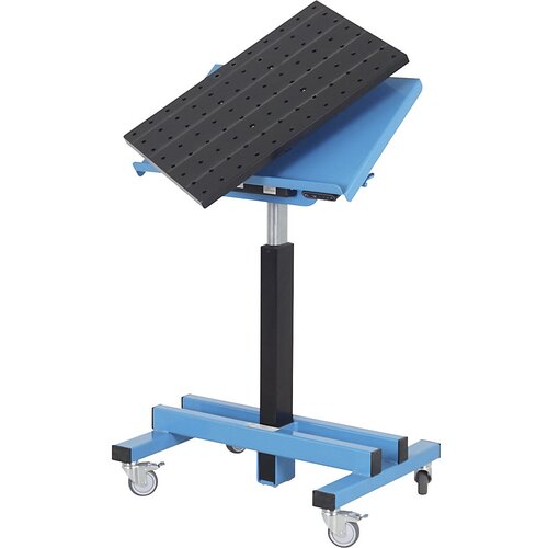 eurokraft pro Električno stojalo za material, z vrtljivim elementom, plošča DxŠ 600 x 400 mm Cene