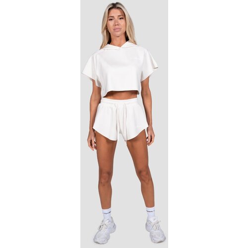 GymBeam Women&amp;lsquo;s Relay Cropped Hoodie Pearl M Slike