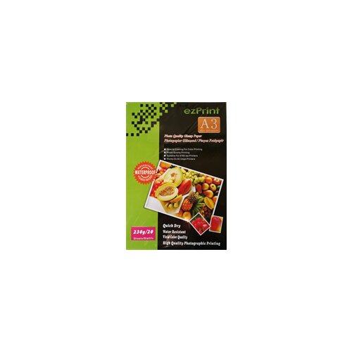  Foto papir Glossy InkJet A3, 20 listova, 230g Cijene