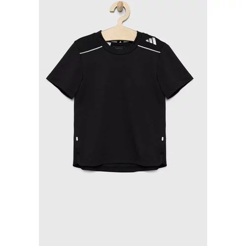 Adidas Dječja majica kratkih rukava boja: crna, s tiskom