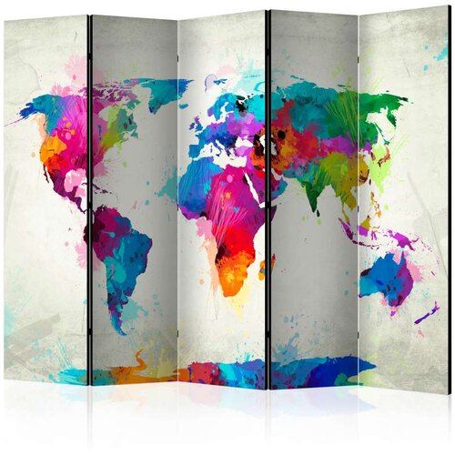  Paravan u 5 dijelova - The map of happiness II [Room Dividers] 225x172 Slike