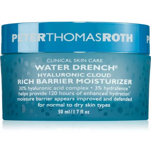 Peter Thomas Roth Water Drench Hyaluronic Cloud Rich Barrier Moisturizer bogata hidratantna krema za obnavljanje kožne barijere 50 ml