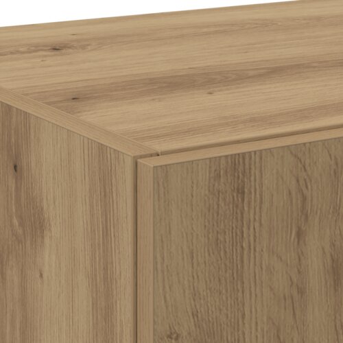  Visoka komoda od hrastovine 70x42 5x185 cm konstruirano drvo Slike