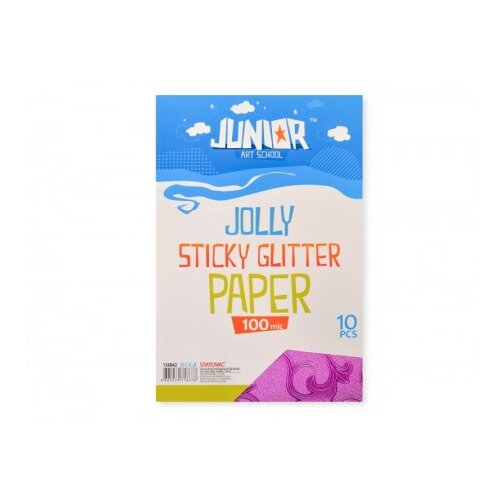 Jolly papir samolepljiv, list, roze, A4, 10K ( 136042 ) Slike