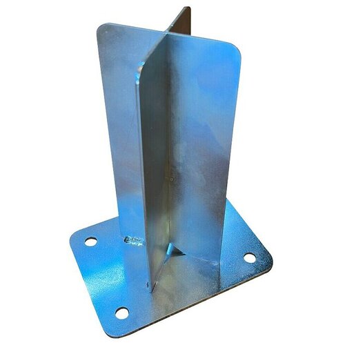  Metalni okvir za stupove panelne ograde (Metal, Srebrna) Slike