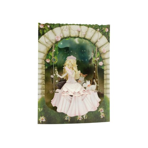 Santoro Swing - Čestitka 3D - Swing, Princess on a Swing Slike