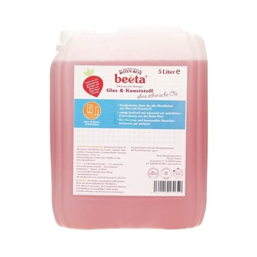 Beeta Čistilo za steklo brez parfuma - 5 l Slike