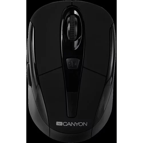 Canyon MSO-W6 2.4GHz wireless optical mouse with 6 buttons DPI 800/1200/1600 Black 92*55*35mm 0.054kg