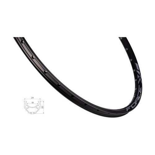 Force felga xc basic disk 584x19 32 rupa crna ( 7023831 ) Cene