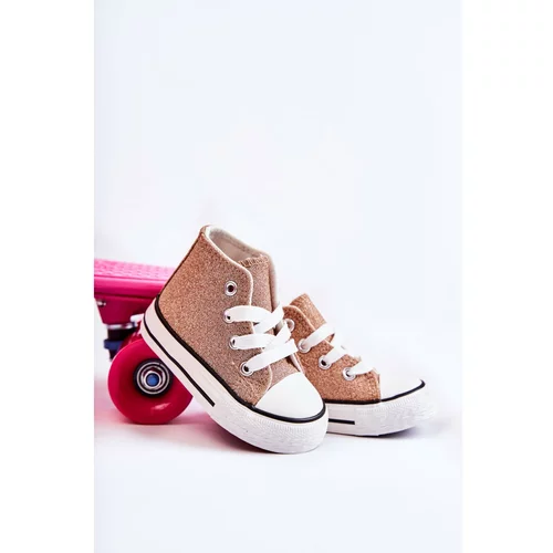 Kesi Children's High Sneakers Rose Gold Catrina