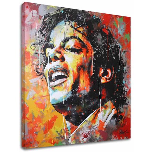  Image MICHAEL JACKSON - Glas generacija | 100% originalna akrilna boja Cene