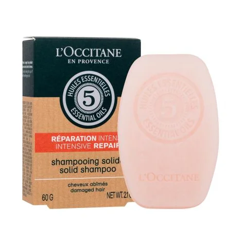 L'occitane Aromachology Intensive Repair Solid Shampoo 60 g regenerirajući šampon za oštećenu kosu za ženske