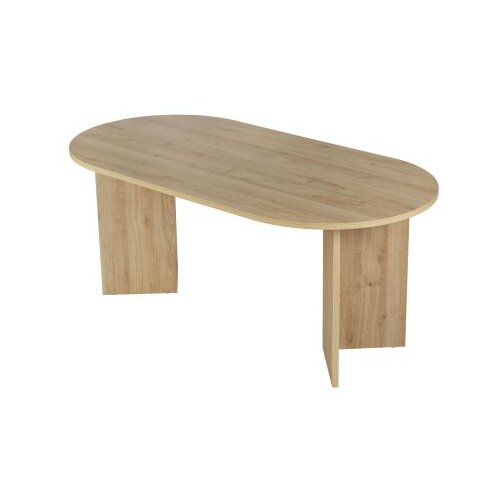 Hanah home Jedilna miza v hrastovem dekorju 89,5x180 cm Sablin &amp;ndash; Slike