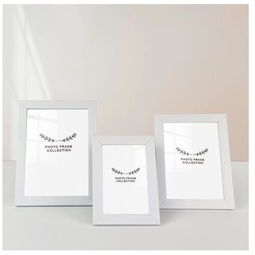 Aberto Design Set okvira za slike 3SFC1019, 10x15cm, 13x18cm, 15x21cm, 3 komada, Bijela Cene