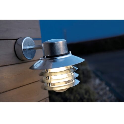 Nordlux Spolja&amp;scaron;nje zidno svetlo VEJERS 1xE27/60W/230V IP54 srebrna Slike