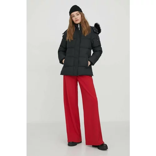 Moose Knuckles Pernata jakna za žene, boja: crna, za zimu