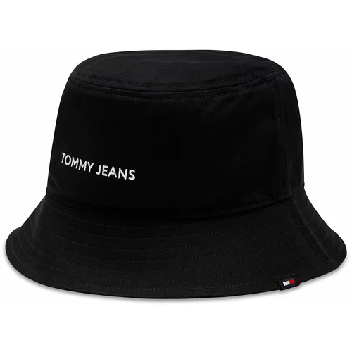 Tommy Hilfiger Klobuk Tjw Linear Logo Bucket Hat AW0AW15844 Black BDS