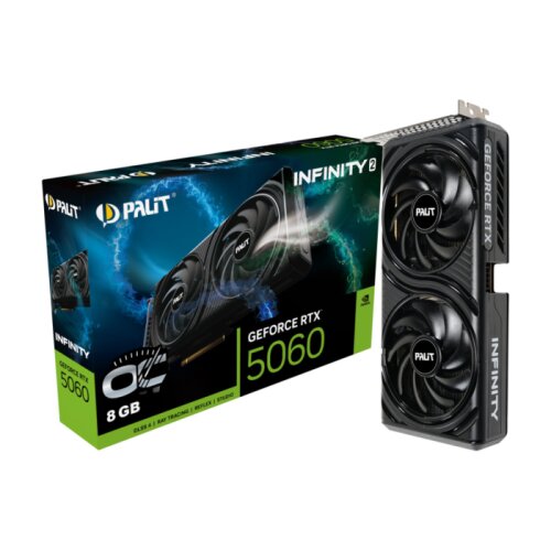 Palit 5060 Infinity 2 OC 8GB GDDR7, 128-bit, 3xDP, 1xHDMI Cijene
