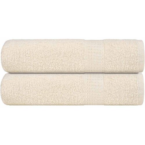 vidaXL Ručnici za tuširanje FROGN 2 kom. krem 70x140 cm 360 g/m² - Krema 70 x 140 cm 2 Cene