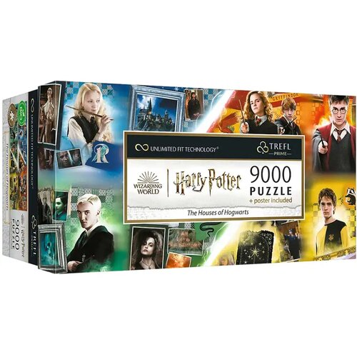 Trefl Harry Potter: Kuće u Hogwartsu 9000 komada UFT puzzle - Cijene