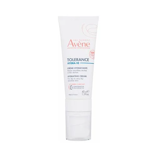 Avene Tolerance Hydra-10 Hydrating Cream dnevna krema za obraz za suho kožo 40 ml za ženske
