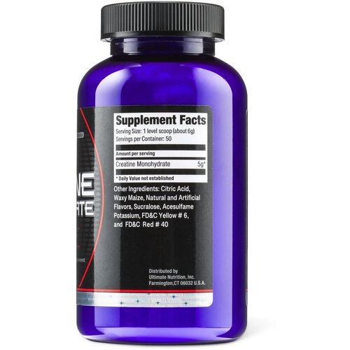 Ultimate Nutrition kreatin monohidrat &amp;ndash; za povećanje snage i izdržljivosti voćni koktel 300g Slike