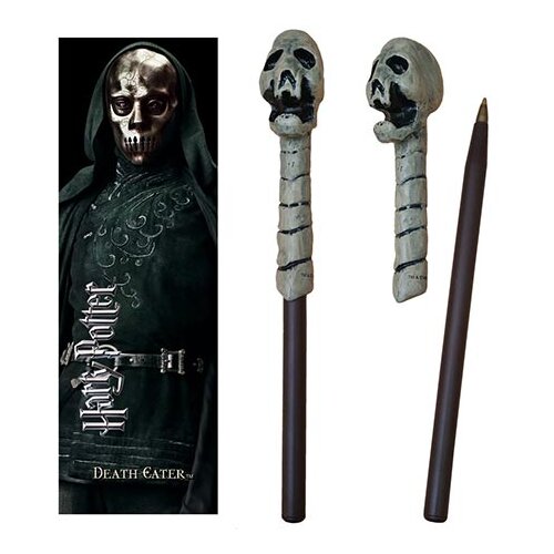 The Noble Collection Set hemijska i bukmarker - Death Eater skull, Harry Potter Slike