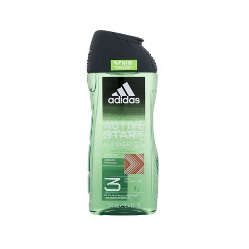 Adidas Active Start Shower Gel 3-In-1 gel za prhanje 250 ml za moške