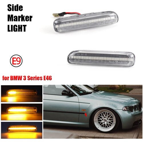  LED Dinamički migavci za BMW Serija 3 E46 Pre-Facelift, Providni Slike