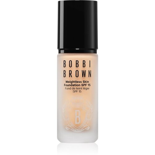 Bobbi Brown Weightless Skin Foundation SPF 15 Mini dolgoobstojni matirajoči tekoči puder z vlažilnim učinkom odtenek Natural Tan 13 ml Slike