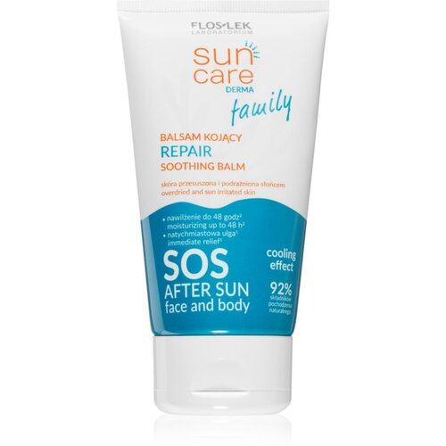 FlosLek Laboratorium Sun Care Derma Family pomirjevalni balzam za po sončenju s hladilnim učinkom 125 ml Cene