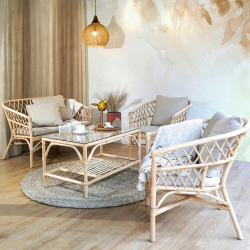 Ambia Garden LOUNGE GARNITURA ratan Cene