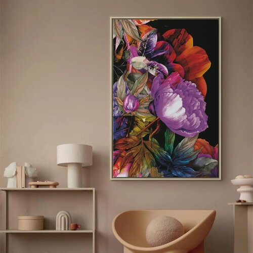  Slika - Nature in Summer Hues (1-part) - Flower Garden of Inspiration 60x90 Slike