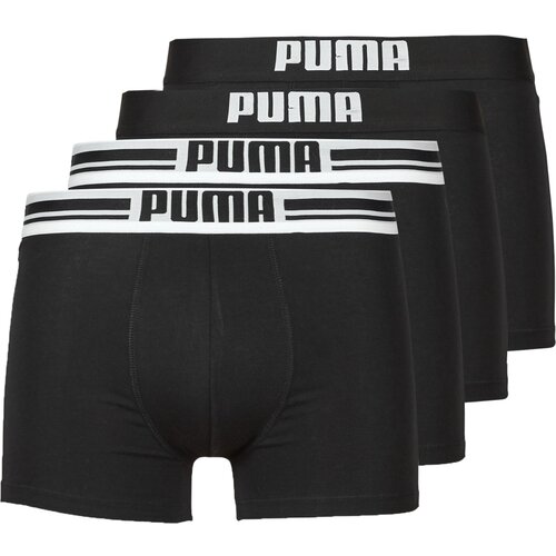 Puma Boksarice Placed Logo X4 Črna Slike