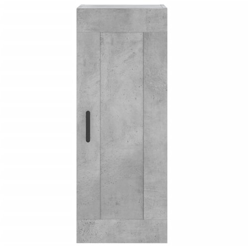  Visoka komoda siva betona 34,5x34x180 cm od konstruiranog drva Slike