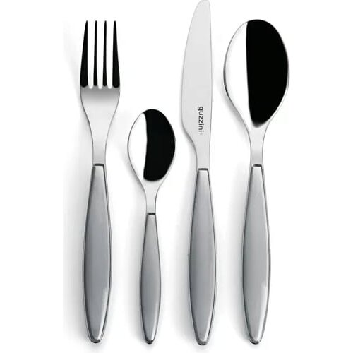 guzzini 24-delni set jedilnega pribora feeling - light grey Cene