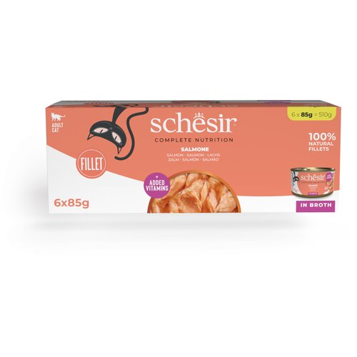 Schesir Complete Nutrition filet u temeljcu 6 x 85 g &ndash; Losos Cijene