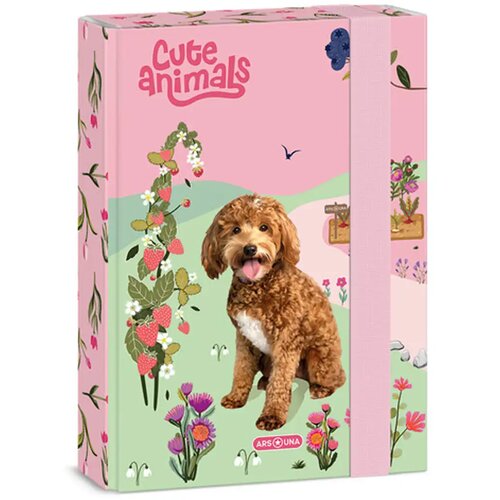 Ars Una Cute Animals-doggie elastika mapa A/5 Cene