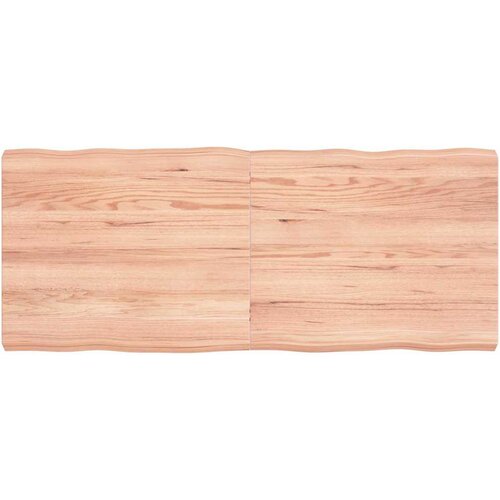 Stolna ploča svjetlosmeđa 120x50x(2-6) cm obrađena hrastovina Slike