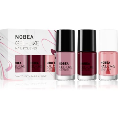 NOBEA Day-to-Day Vienna Calmness Set set lakov za nohte 3x6 ml Slike