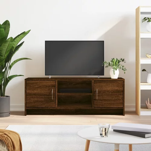 vidaXL TV omarica rjava hrast 102x30x37,5 cm inženirski les