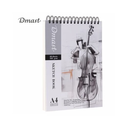 Blok ZA CRTANJE DELI DMAST PEBEO SKETCH BOOK A4, 60 LISTA, 160g PAPIR EC360 Cene