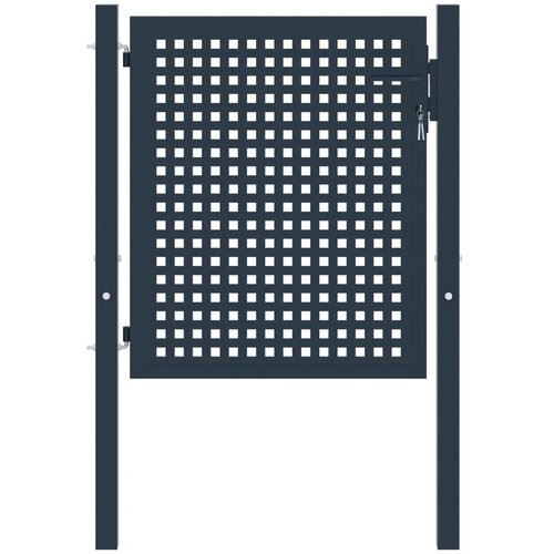  Vrata za ogradu antracit 102 x 75 cm čelik Cene