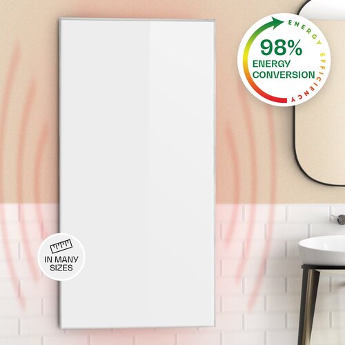 Klarstein Wonderwall Air 72, infrardeči grelec, 120 x 60 cm, 720 W, stenska montaža, daljinski upravljavec, bel Cene