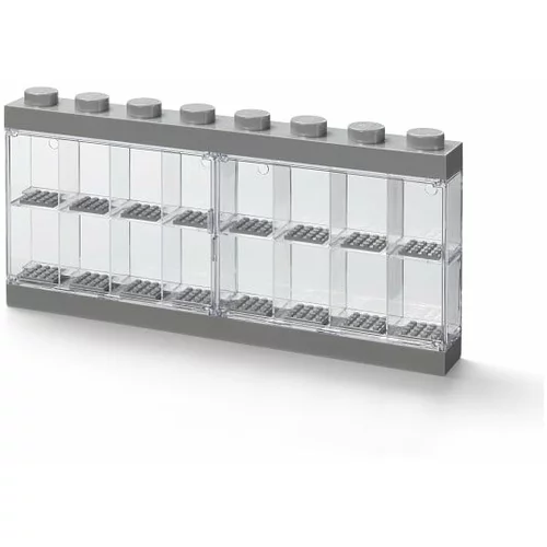 Lego Siva zbirateljska omarica za 16 minifiguric - LEGO®